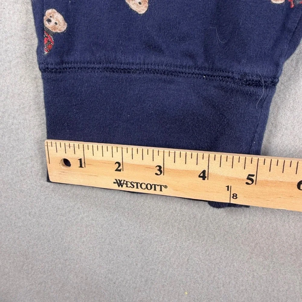 Polo Ralph Lauren Mens XL Navy Blue Holiday Polo Bear Pajama Jogger Pants